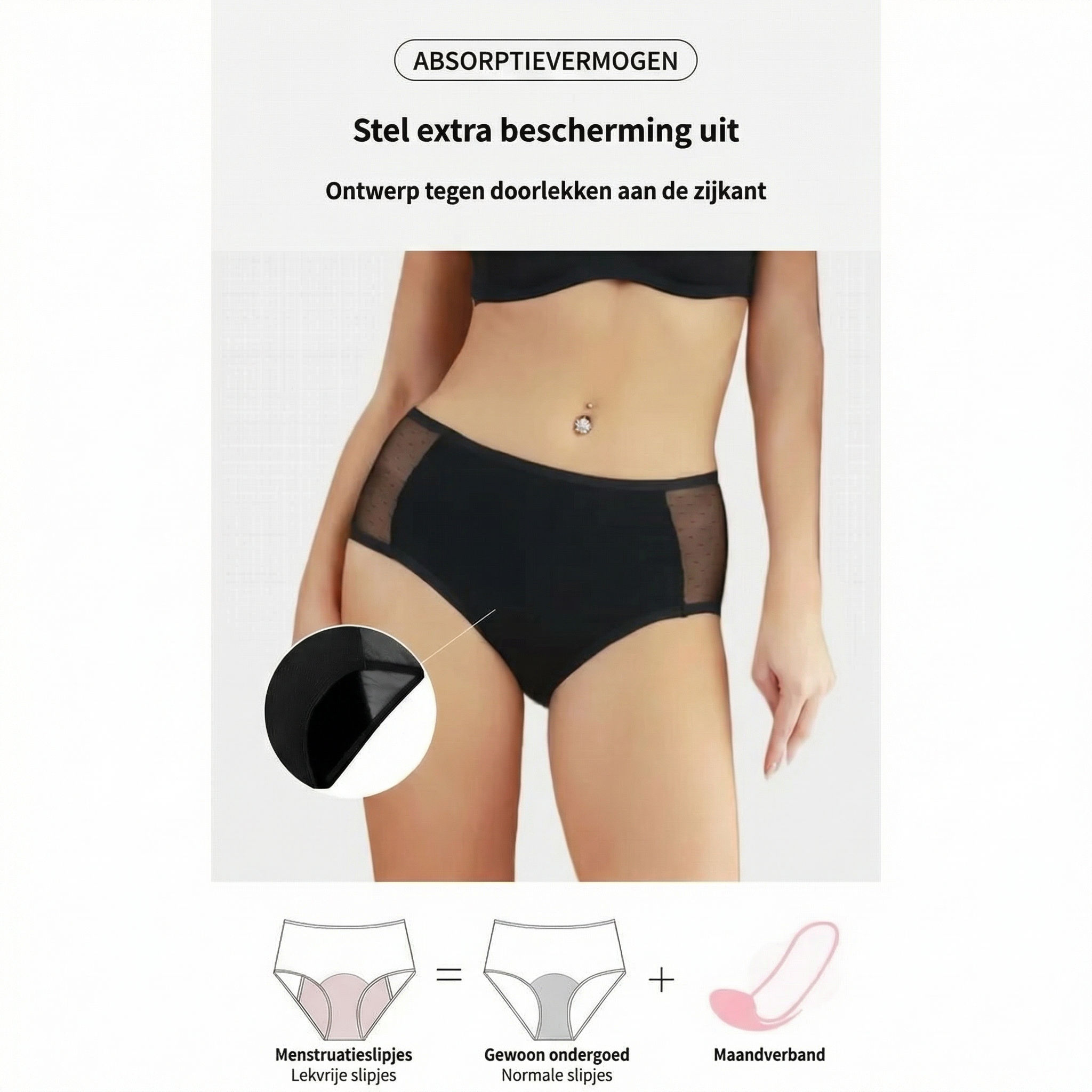 Figi z koronką 100% Szczelne